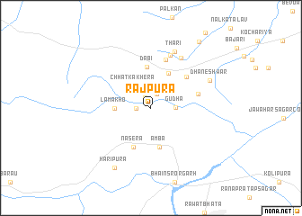 map of Rājpura