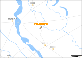 map of Rājpura