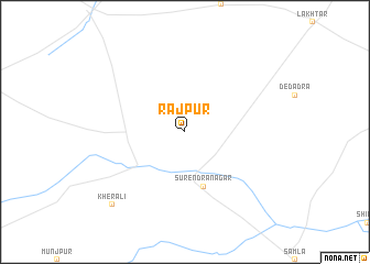 map of Rājpur