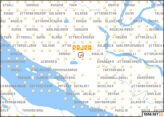 map of Rājra