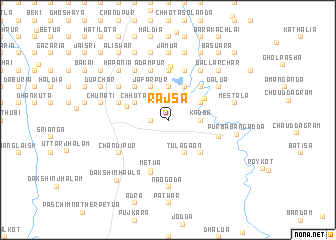 map of Rājsa