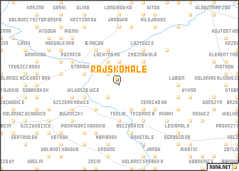 map of Rajsko Małe