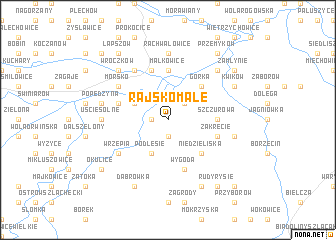 map of Rajsko Małe