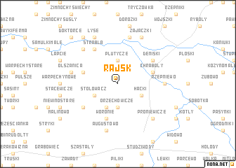 map of Rajsk