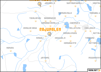 map of Rājupālem