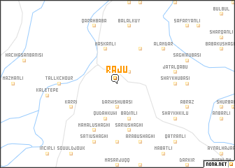 map of Rājū