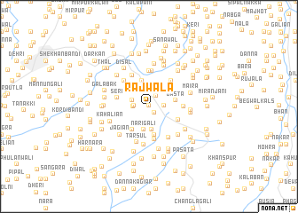 map of Rājwāla