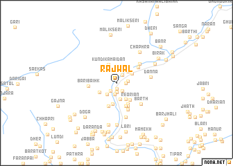 map of Rājwāl