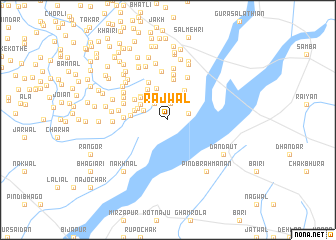 map of Rajwāl