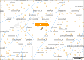 map of Rākābād