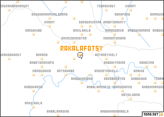 map of Rakalafotsy