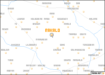 map of Rakalo