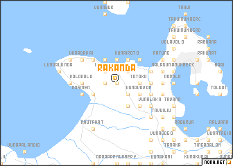 map of Rakanda