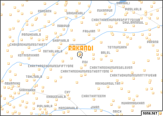 map of Rakandi