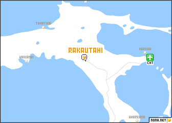 map of Rakautahi