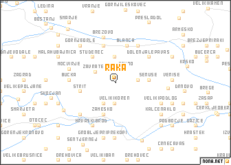 map of Raka