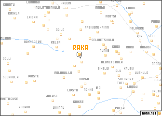 map of Raka