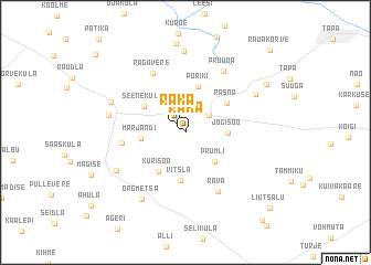 map of Raka