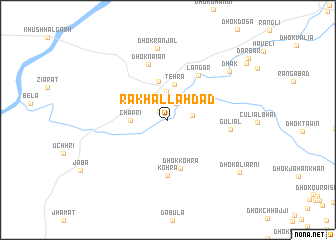 map of Rakh Allahdād