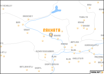 map of Rakhata