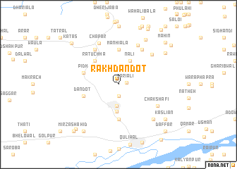 map of Rakh Dandot