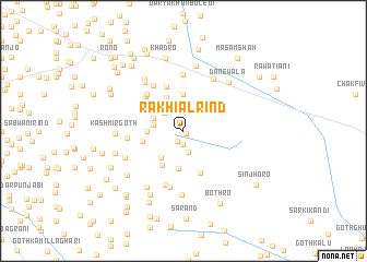 map of Rakhiāl Rind