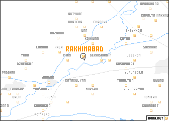 map of Rakhim-Abad