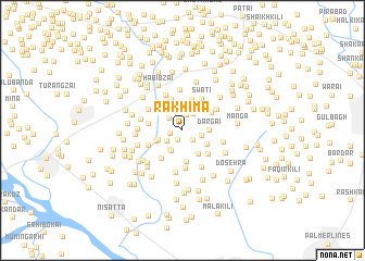 map of Rakhīma