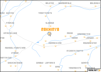 map of Rakhinya