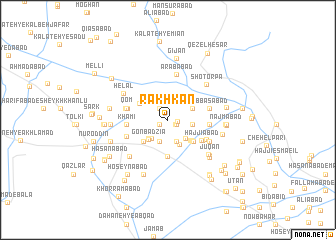 map of Rakhkan