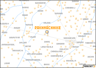 map of Rakh Māchhike