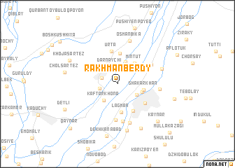 map of Rakhmanberdy