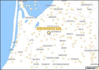 map of Rakhmane Sal