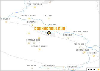 map of Rakhmangulovo