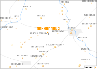 map of Rakhmanovo