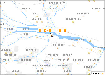 map of Rakhmatabad