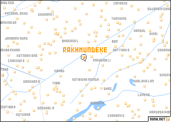 map of Rakh Mundeke