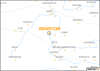 map of Rakhmyzha