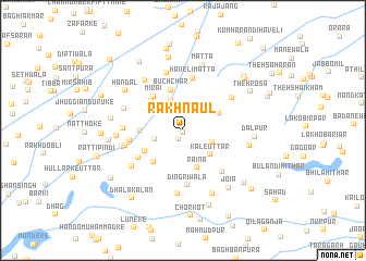 map of Rakh Naul