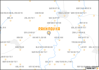 map of Rakhnovka