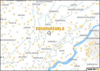map of Rakh Nūrewāla