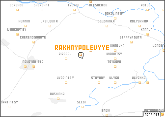 map of Rakhny Polevyye