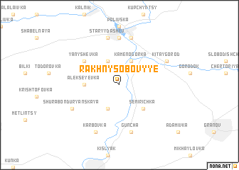 map of Rakhny-Sobovyye