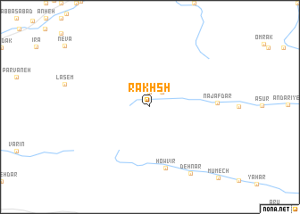 map of Rakhsh