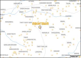 map of Rakh Tāwin