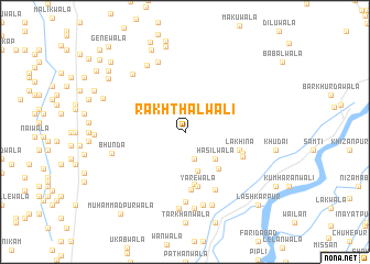 map of Rakh Thalwāli