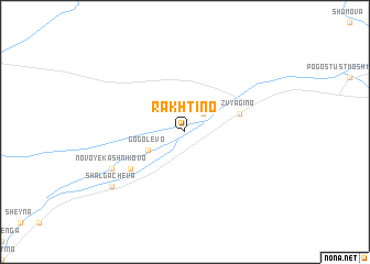 map of Rakhtino