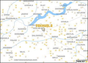 map of Rākhwāla