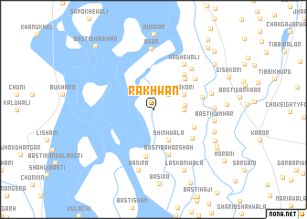 map of Rākhwān