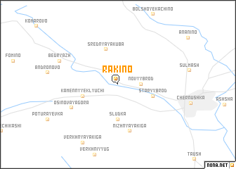 map of Rakino